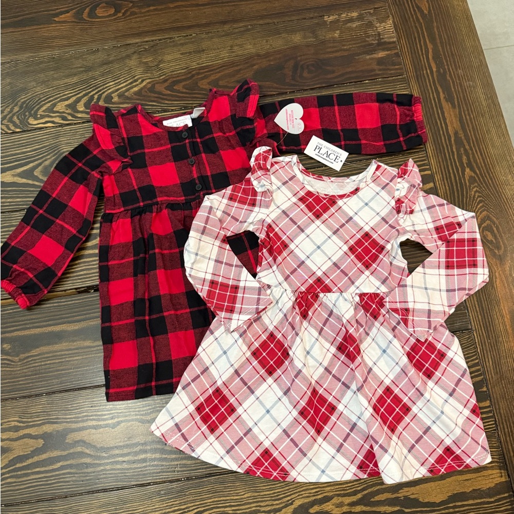 The Children's Place holiday dress bundle 2T NWT